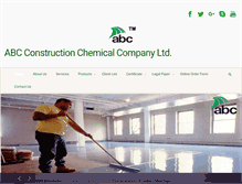 Tablet Screenshot of abc-chemical.com